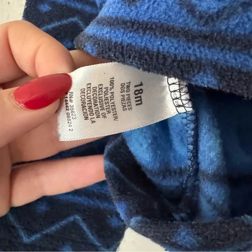 Carter's Blue Fleece Pullover